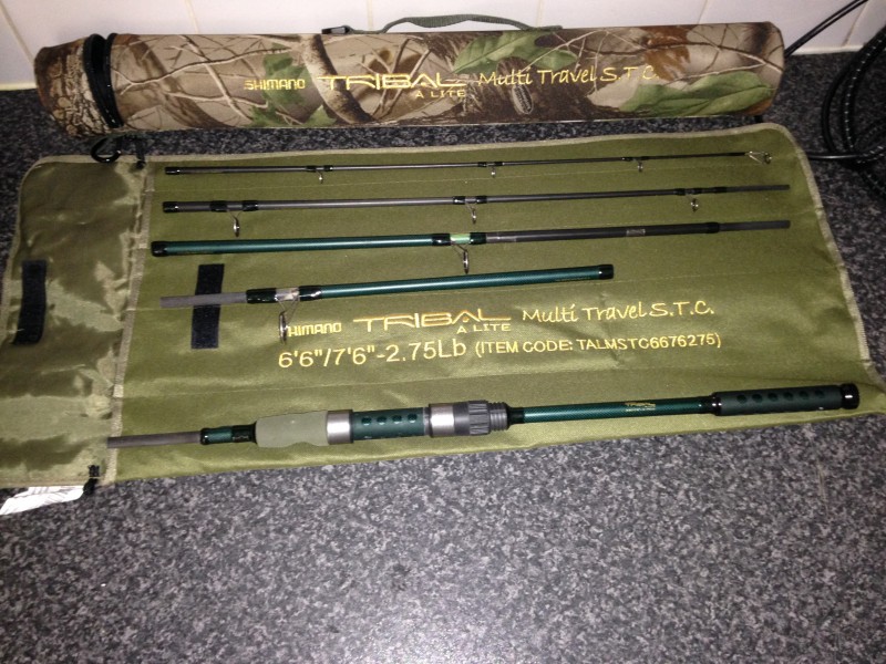 shimano 4 piece travel rod