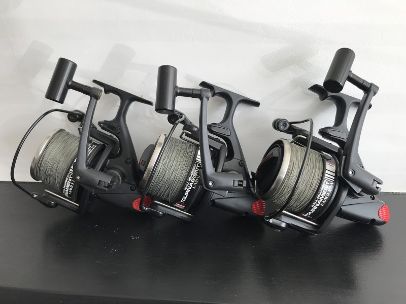 3x Daiwa Emblem black custom reels rsh80