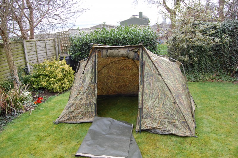 Bivvy and groundsheet